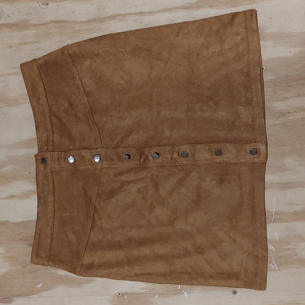 Cals Faux suede mini skirt size large